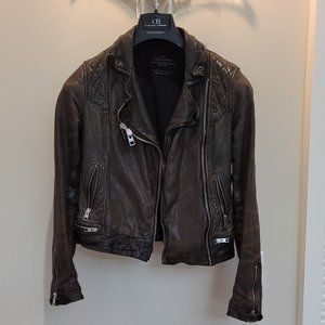 Leather jacket